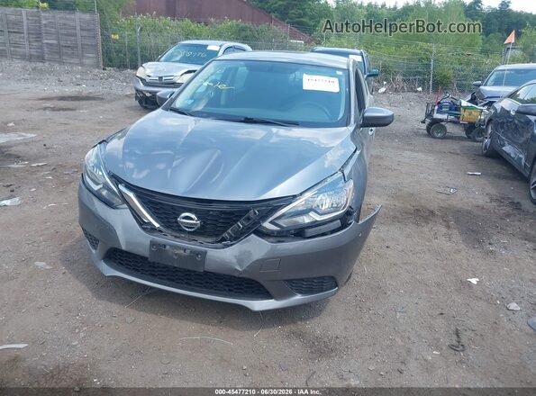 3N1AB7AP6HY279140 2017 NISSAN SENTRA Gray Widok z przodu