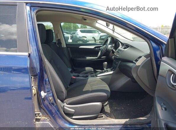 3N1AB7AP6HY287951 2017 NISSAN SENTRA Blue Vista interior delantera