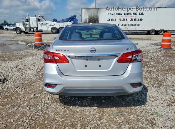 3N1AB7AP6HY292017 2017 NISSAN SENTRA Silver Вид ззаду