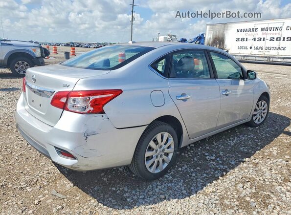 3N1AB7AP6HY292017 2017 NISSAN SENTRA Silver Задня права чверть