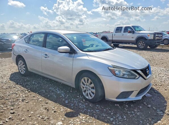 3N1AB7AP6HY292017 2017 NISSAN SENTRA Silver Передня права чверть