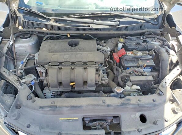 3N1AB7AP6HY292017 2017 NISSAN SENTRA Silver Вид задньої частини салону