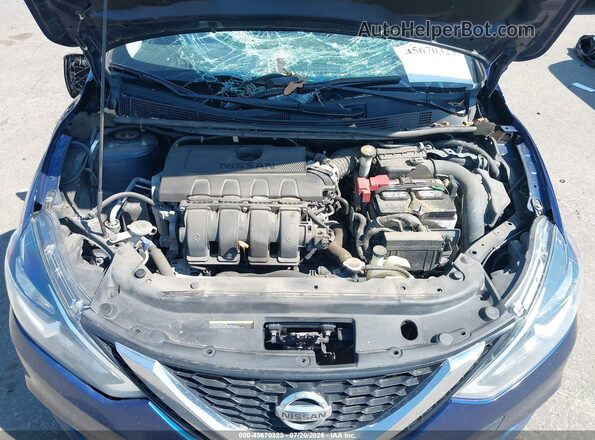 3N1AB7AP6HY293314 2017 NISSAN SENTRA Синий Вид сзади