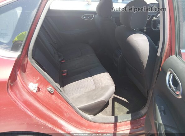 3N1AB7AP6HY310581 2017 NISSAN SENTRA Red Widok naklejki z numerem VIN