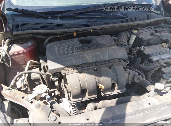 3N1AB7AP6HY310581 2017 NISSAN SENTRA Red Widok z tyłu
