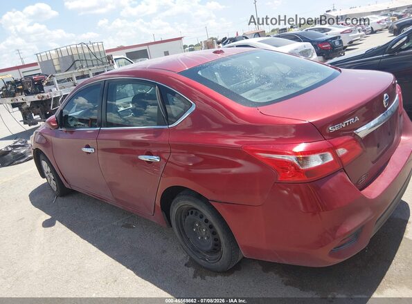 3N1AB7AP6HY310581 2017 NISSAN SENTRA Red Widok wnętrza 360 stopni