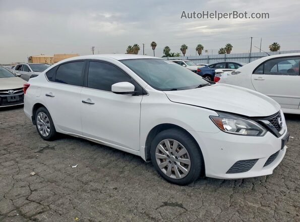 3N1AB7AP6HY318311 2017 NISSAN SENTRA White Передня права чверть
