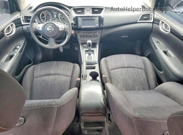 3N1AB7AP6HY318311 2017 NISSAN SENTRA White Вид панелі приладів