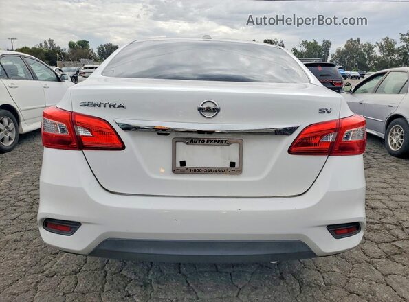 3N1AB7AP6HY318311 2017 NISSAN SENTRA White Вид ззаду