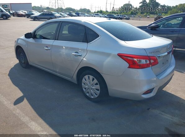 3N1AB7AP6HY353530 2017 NISSAN SENTRA Silver Trasero izquierdo