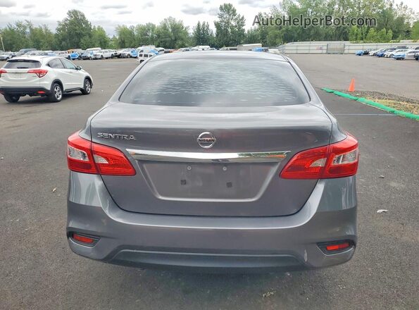 3N1AB7AP6HY365662 2017 NISSAN SENTRA Gray Հետևի տեսք