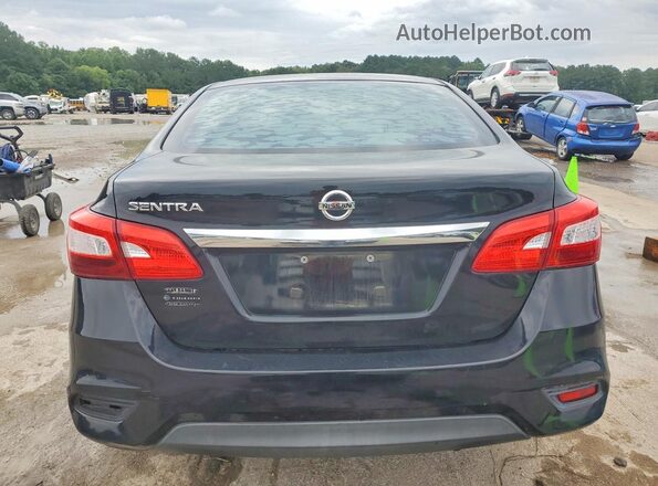 3N1AB7AP6HY394689 2017 NISSAN SENTRA Black Widok z tyłu