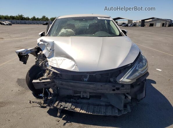 3N1AB7AP6HY394935 2017 NISSAN SENTRA Silver Դիմացի տեսք