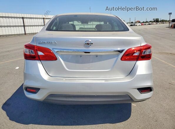 3N1AB7AP6HY394935 2017 NISSAN SENTRA Silver Հետևի տեսք