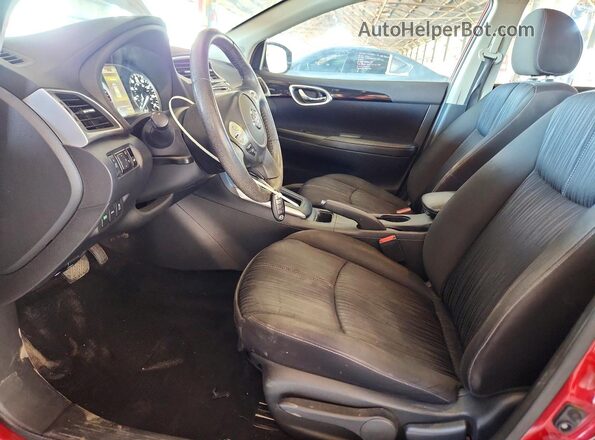 3N1AB7AP6HY409580 2017 NISSAN SENTRA Burgundy Vista interior delantera