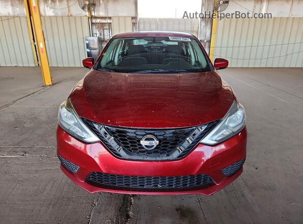 3N1AB7AP6HY409580 2017 NISSAN SENTRA Burgundy Vista frontal