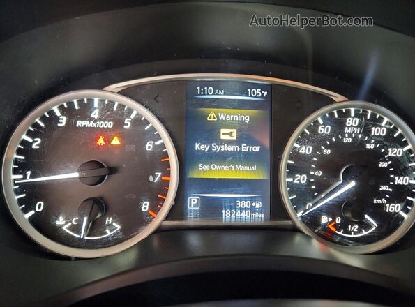 3N1AB7AP6HY409580 2017 NISSAN SENTRA Burgundy Vista del cuadro de instrumentos