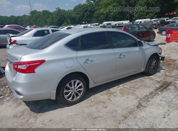 3N1AB7AP6JL623830 2018 NISSAN SENTRA Silver Задня права чверть