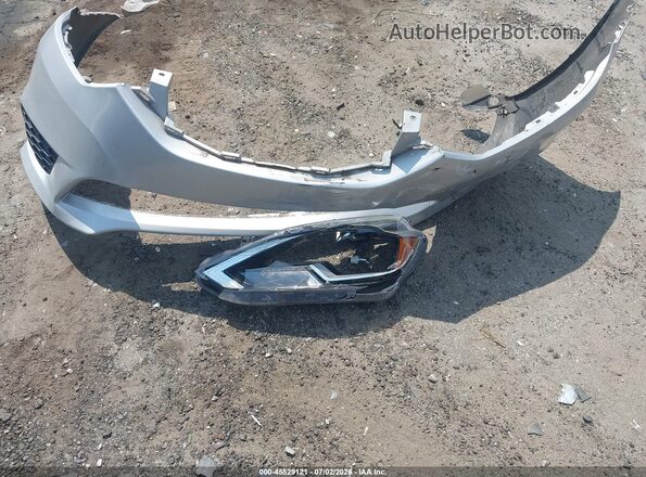 3N1AB7AP6JL623830 2018 NISSAN SENTRA Silver Вид щитка приладів