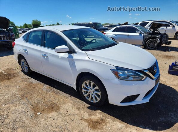 3N1AB7AP6JL629272 2018 NISSAN SENTRA White Delantero derecho