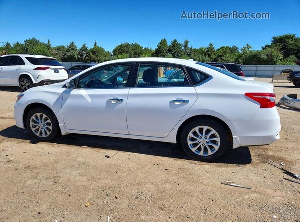 3N1AB7AP6JL629272 2018 NISSAN SENTRA White Trasero izquierdo