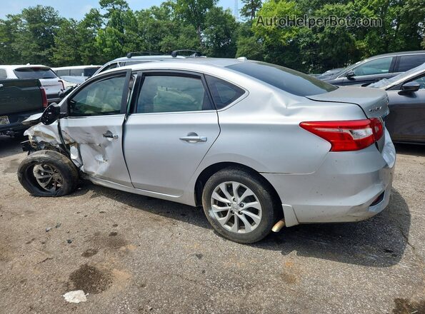 3N1AB7AP6JL663373 2018 NISSAN SENTRA Silver Rear left