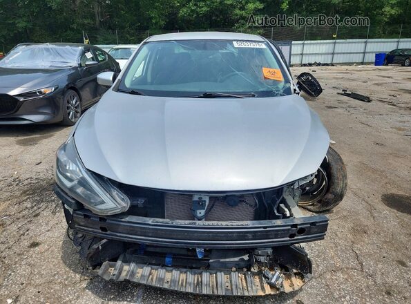 3N1AB7AP6JL663373 2018 NISSAN SENTRA Silver Front view