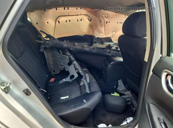 3N1AB7AP6JL663373 2018 NISSAN SENTRA Silver Rear seats view