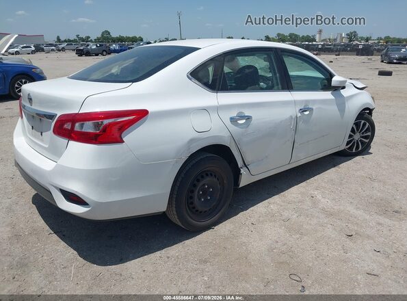 3N1AB7AP6JY201933 2018 NISSAN SENTRA Белый Задняя правая четверть