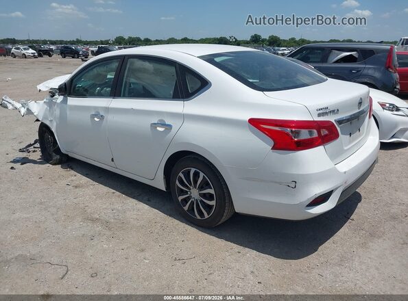 3N1AB7AP6JY201933 2018 NISSAN SENTRA Белый Задняя левая четверть