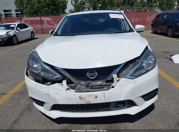 3N1AB7AP6JY204217 2018 NISSAN SENTRA White Widok z przodu