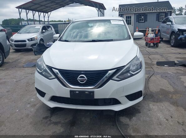 3N1AB7AP6JY211670 2018 NISSAN SENTRA Белый Вид задней части салона