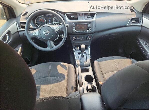 3N1AB7AP6JY217596 2018 NISSAN SENTRA Blue Вид панелі приладів