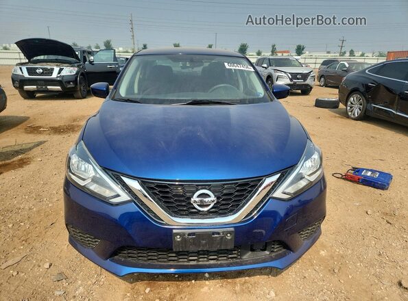3N1AB7AP6JY217596 2018 NISSAN SENTRA Blue Вид спереду