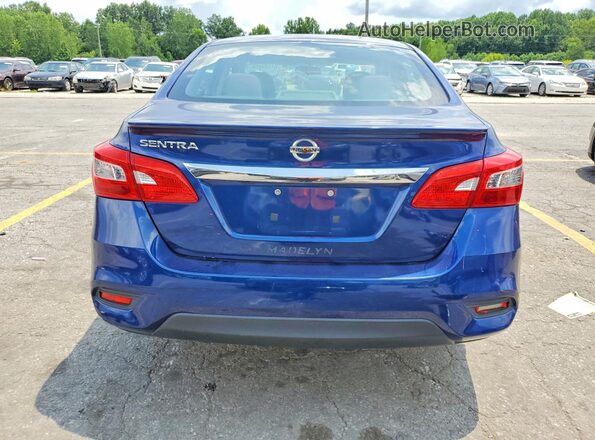 3N1AB7AP6JY218151 2018 NISSAN SENTRA Blue Vista trasera