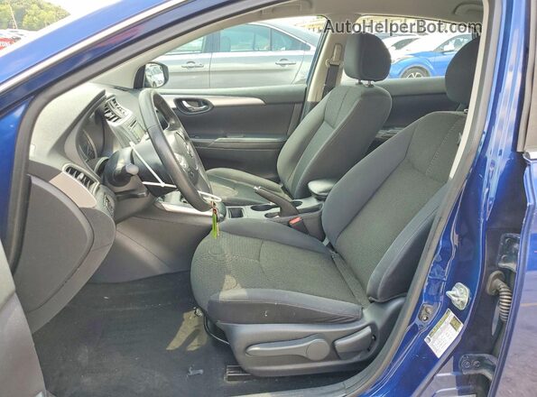 3N1AB7AP6JY218151 2018 NISSAN SENTRA Blue Vista interior delantera