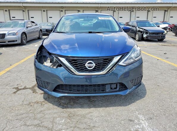 3N1AB7AP6JY218151 2018 NISSAN SENTRA Blue Vista frontal