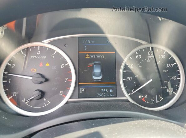 3N1AB7AP6JY218151 2018 NISSAN SENTRA Blue Vista del cuadro de instrumentos