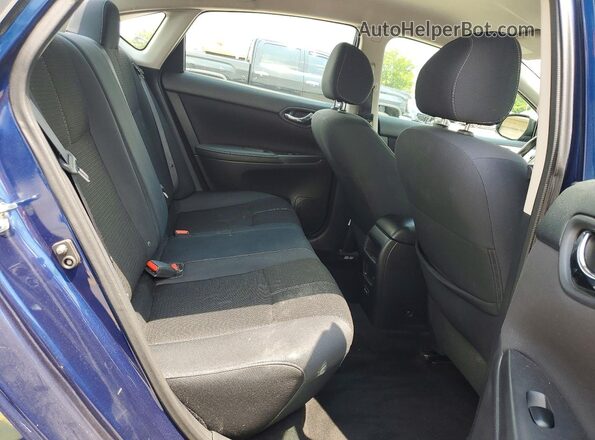 3N1AB7AP6JY218151 2018 NISSAN SENTRA Blue Vista de los asientos traseros