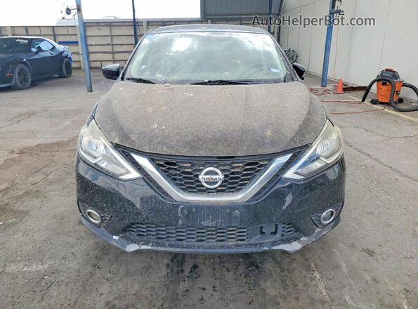 3N1AB7AP6JY222300 2018 NISSAN SENTRA Черный Вид спереди