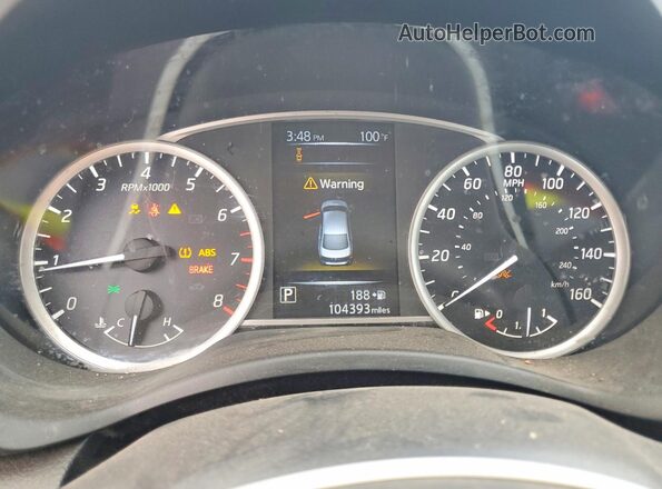3N1AB7AP6JY222300 2018 NISSAN SENTRA Черный Вид щитка приборов