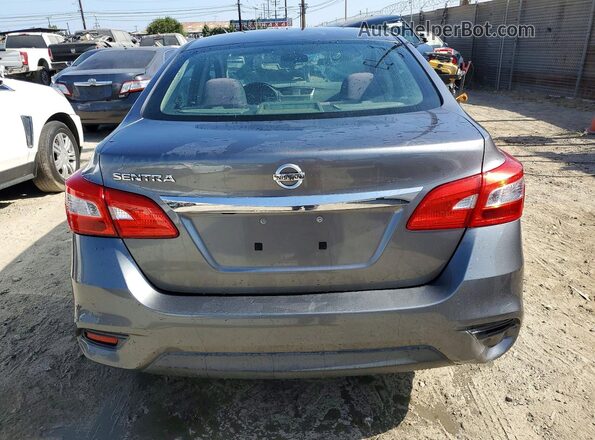 3N1AB7AP6JY226931 2018 NISSAN SENTRA Серый Вид сзади