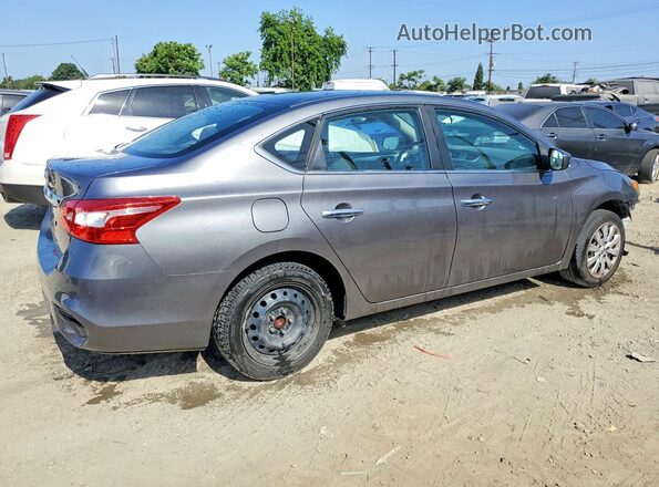 3N1AB7AP6JY226931 2018 NISSAN SENTRA Серый Задняя правая четверть