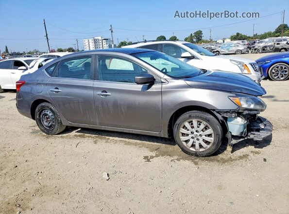 3N1AB7AP6JY226931 2018 NISSAN SENTRA Серый Передняя правая четверть