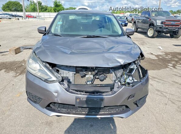 3N1AB7AP6JY256771 2018 NISSAN SENTRA Charcoal წინა ხედი