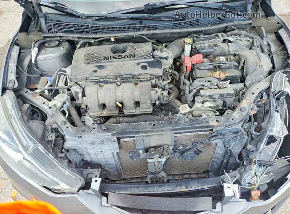3N1AB7AP6JY256771 2018 NISSAN SENTRA Charcoal უკანა სალონის ხედი