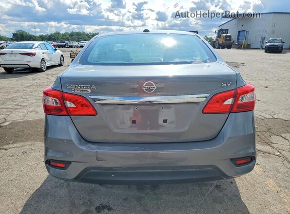3N1AB7AP6JY256771 2018 NISSAN SENTRA Charcoal უკანა ხედი