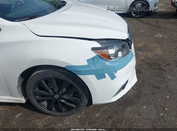 3N1AB7AP6JY259525 2018 NISSAN SENTRA Белый Вид щитка приборов