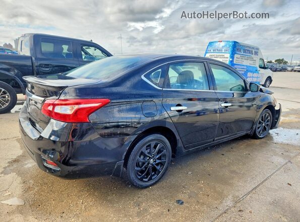 3N1AB7AP6JY264515 2018 NISSAN SENTRA Black Trasero derecho