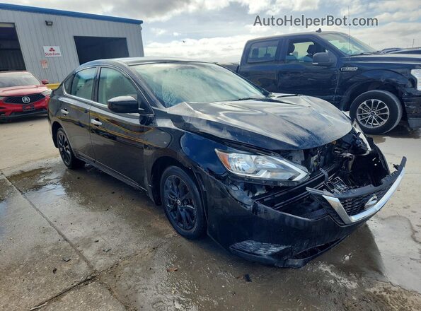 3N1AB7AP6JY264515 2018 NISSAN SENTRA Black Delantero derecho